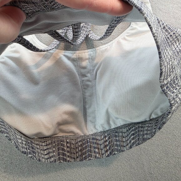 Lululemon Women's Energy Sportsbra Power Luxtreme Criss Cross Strappy Back Bra 6 - Picture 6 of 8